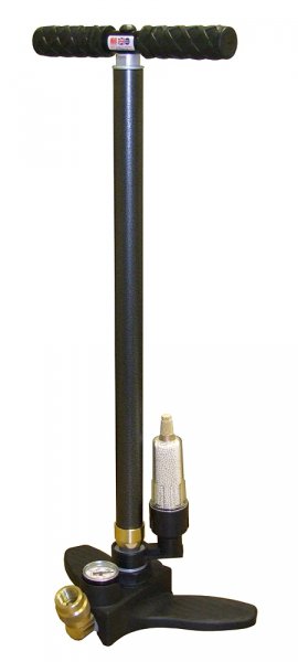 Hill Pressluftpumpe MK 5 mit Manometer und Entfeuchter